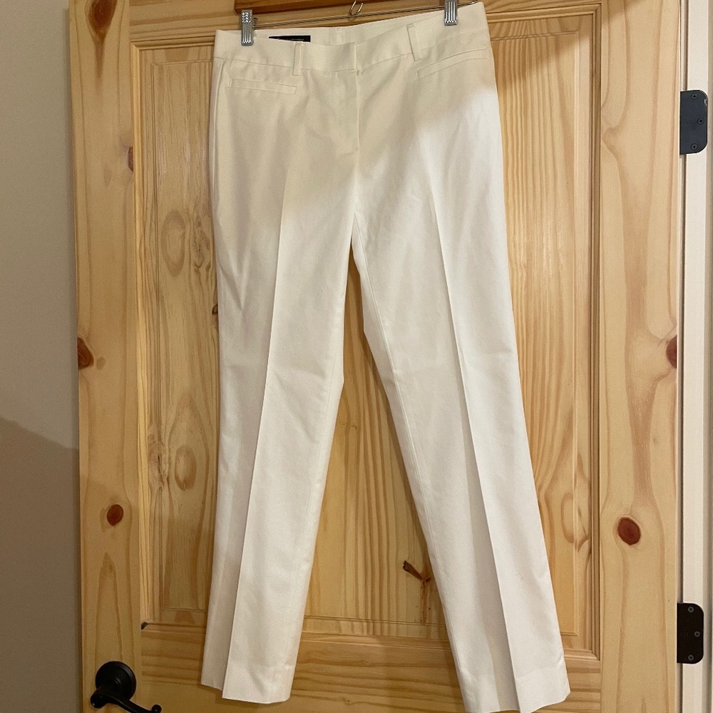 Brooks Brothers 100% Cotton Summer Pants White
